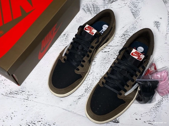 SP Low OG x CQ4277-001 Air Jordan 1 Travis Scott Mocha Dark 0923